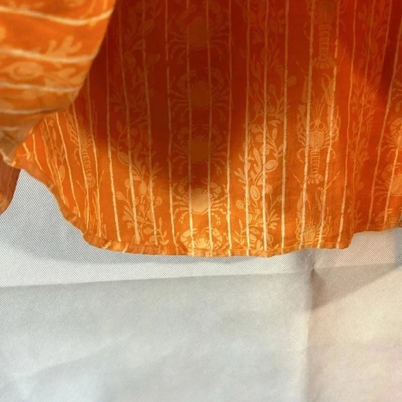 Mens TOMMY BAHAMA RELAX linen button down SHIRT beachy XXL sea life - Picture 7 of 7